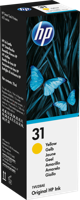 HP 31 originele gele inktfles 70 ml (1VU28AE) voor HP Smart Tank 455/457/513/Plus 555/Plus 559/Plus 570/Plus 655 - thumbnail