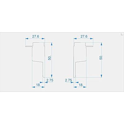 Deko Light 979210 Endkappe H-EL-03-10 Set 2 Stk, Weiß Profieleindkap Kunststof (l x b) 50 mm x 27.6 mm 1 stuk(s) Deko Light 979210 Endkappe H-EL-03-10 Set 2 Stk, Weiß Profieleindkap Kunststof (l x b) 50 mm x 27.6 mm 1 stuk(s)