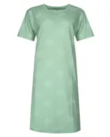 Temptation dames nachthemd korte mouw groen "Stippen" - thumbnail