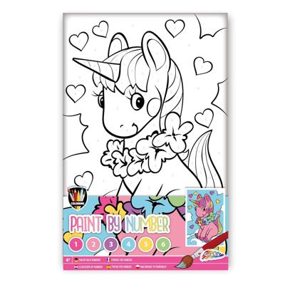 Grafix Schilderen op nummer - eenhoorn