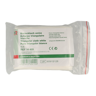 Lohmann&Rauscher Mitella wit universeel viscose 1 Stuks Lohmann&Rauscher Mitella wit universeel viscose 1 Stuks