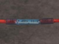 Quadrios 22C467 Stootverbinder Met krimpkous 0.5 mm² 1.5 mm² Volledig geïsoleerd Rood 1 set(s) - thumbnail