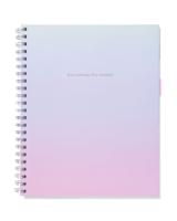 HEMA 10-in-1 collegeblok A4 gelinieerd ombré - thumbnail