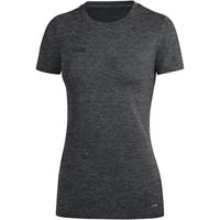 JAKO 6129D T-Shirt Premium Basics Dames - Antraciet Gemeleerd - 40 - thumbnail