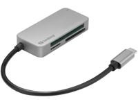 Sandberg 136-38 geheugenkaartlezer USB 3.2 Gen 1 (3.1 Gen 1) Type-C Zwart - thumbnail