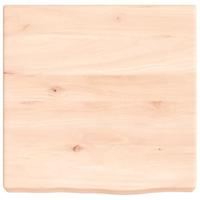 Wandschap 40x40x(2-6) cm onbehandeld massief eikenhout - thumbnail