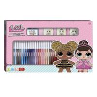 Multiprint L.o.l. surprise kleurset met stempels, 41dlg. - thumbnail