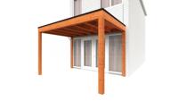 Trendhout Modena Aanbouwveranda 370x300 cm - thumbnail
