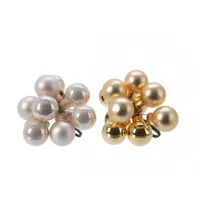 Glazen kerstballen bundel 10 goud - thumbnail