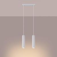 Hanglamp KARBON 2 wit - thumbnail