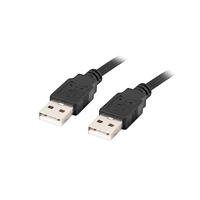 Lanberg USB-kabel CA-USBA-20CU-0010-BK zwart 1 m - thumbnail