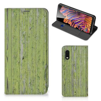 Samsung Xcover Pro Book | Wallet Case | Green Wood