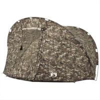 VidaXL Vistent 5-persoons waterdicht camouflage - thumbnail