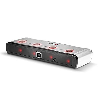 LINDY USB 1.1, Serieel Converter [1x USB 1.1 stekker A - 4x Serieel 9-polig] USB TO SERIAL CONVERTER
