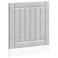 Vaatwaspaneel Lucca bewerkt hout betongrijs - thumbnail