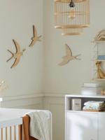 Set van 3 muurzwaluwen bruin - thumbnail