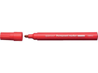 Quantore permanent marker 1-1,5mm rond rood