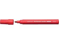 Quantore permanent marker 1-1,5mm rond rood - thumbnail