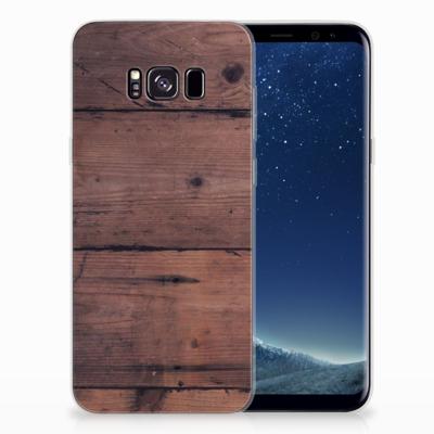 Samsung Galaxy S8 Plus | Bumper Hoesje | Old Wood