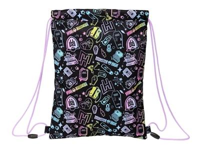Rugtas met Koordjes Monster High Zwart 26 x 34 x 1 cm Rugtas met Koordjes Monster High Zwart 26 x 34 x 1 cm