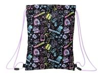 Rugtas met Koordjes Monster High Zwart 26 x 34 x 1 cm - thumbnail