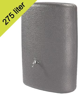 Garantia design regenton terra 275 liter antraciet Garantia design regenton terra 275 liter antraciet