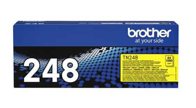 Brother Toner TN-248Y Origineel Geel 1000 bladzijden TN-248 Y Brother Toner TN-248Y Origineel Geel 1000 bladzijden TN-248 Y