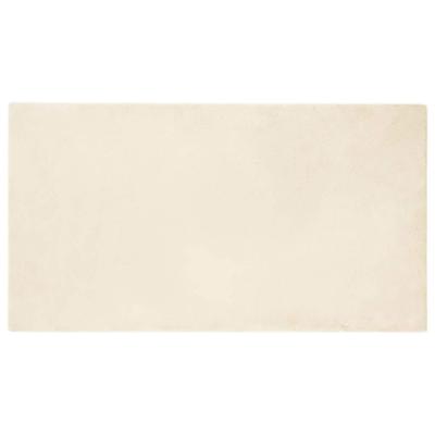 Nep Konijnenbont Tapijt Crme 80 x 150 cm Polyester