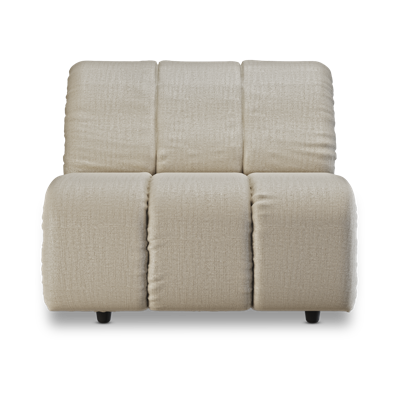 HKliving Wave bank middle Pure Ivory