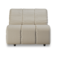 HKliving Wave bank middle Pure Ivory - thumbnail