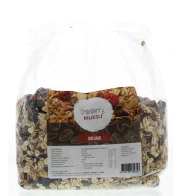 MijnNatuurwinkel Cranberries muesli 1 Kilogram