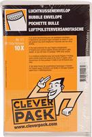 Cleverpack luchtkussenenveloppen, ft 100 x 165 mm, met stripsluiting, wit, pak van 10 stuks - thumbnail