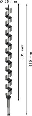 Bosch Accessoires Houtslangenboor, zeskant 28 x 360 x 450 mm, d 11,1 mm 1st - 2608597650