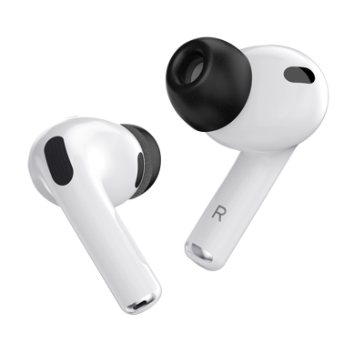 KeyBudz Memory Foam ear tips AirPods Pro 3 - Black