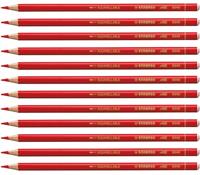 Kleurpotlood stabilo all 8040 rood | 12 stuks - thumbnail