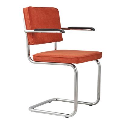 Zuiver Ridge Rib armstoel Orange