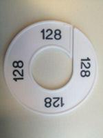 Maatring wit/zwart 128 - thumbnail