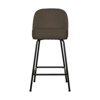 Woood Vogue barkruk H65 bouclé Warm Groen - thumbnail