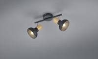 Trio PlafondlampLatika 2-lichts zwart - R81522032 - thumbnail