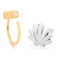 Oorbellen Dames Secrecy E8215CDAWW900 Sterling zilver 1,5 cm - thumbnail