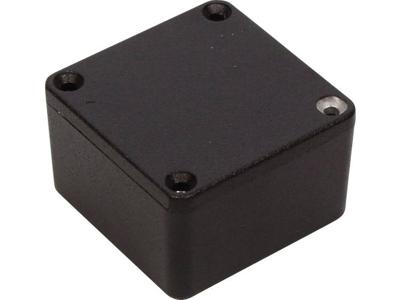 Hammond Electronics 1590MMBK Universele behuizing 50 x 50 x 31 Aluminium Zwart 1 stuk(s)