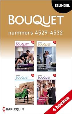 Bouquet e-bundel nummers 4529 - 4532 - Dani Collins, Melanie Milburne, Jackie Ashenden, Amanda Cinelli - ebook
