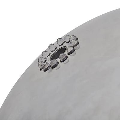 VidaXL Tuinfontein met led&apos;s 30 cm roestvrij staal