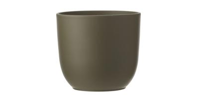Tusca pot rond groen h18,5xd19,5 cm I Mica Decorations - Mica decorations Tusca pot rond groen h18,5xd19,5 cm I Mica Decorations - Mica decorations