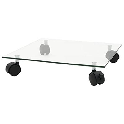 VidaXL Plantenrollers vierkant 35x35 cm gehard glas 2 st VidaXL Plantenrollers vierkant 35x35 cm gehard glas 2 st