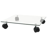 VidaXL Plantenrollers vierkant 35x35 cm gehard glas 2 st - thumbnail