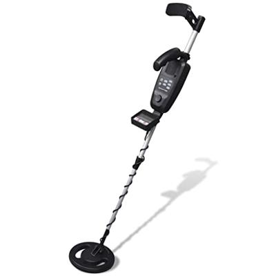VidaXL Metaaldetector met lcd-scherm zoekschijf 20cm zoekdiepte 300cm
