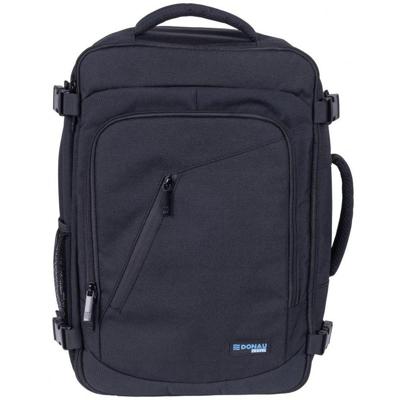 Donau Travel rugzak Warsaw, 23 l, 15,6 inch, zwart