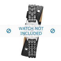 Diesel horlogeband DZ5416 / DZ5414 / DZ5415 Leder Zwart 10mm - thumbnail