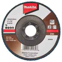 Makita Accessoires Lamellenschuurschijf 125mm Z40 - D-63781 D-63781 - thumbnail